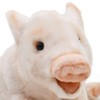 Plush Soft Toy Lying Pig by Hansa. 28cm. 4944