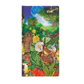 Paperblanks Hardcover Journal Moon Garden | Lined | Slim (90 × 180 mm)