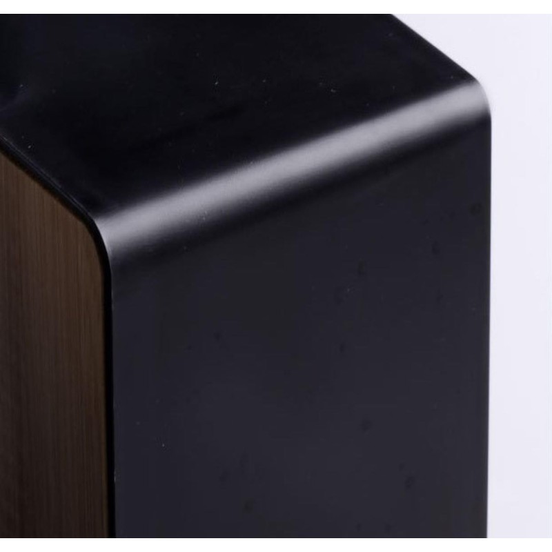 Tissue Box with Bamboo Wood Lid, Rectangular Tissue Dispenser Box,