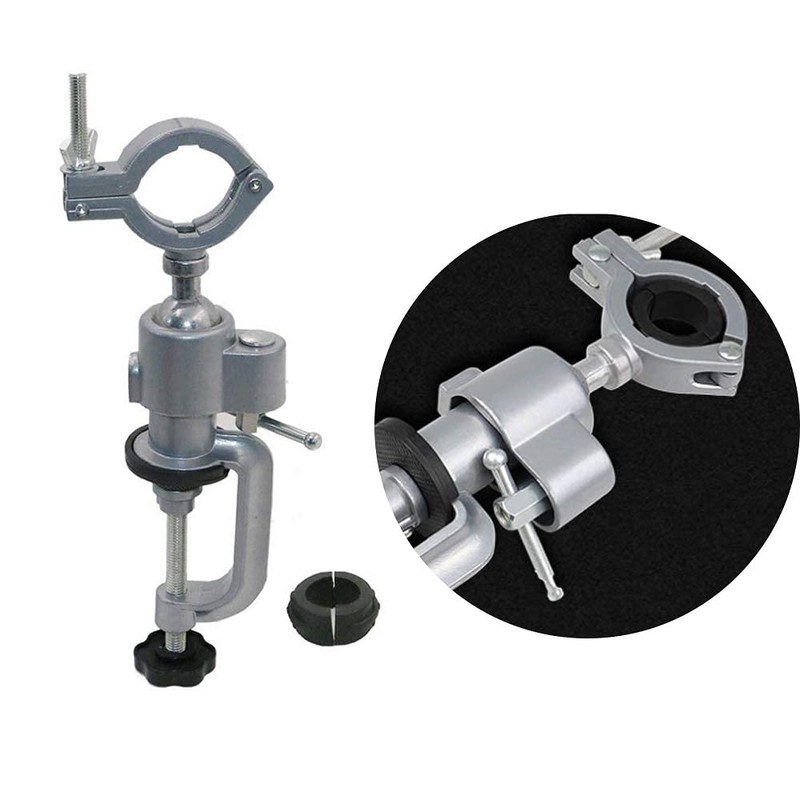 ANCLLO Universal Mini Vice Pivoting Multi-angle Vice Aluminum Vise Tool