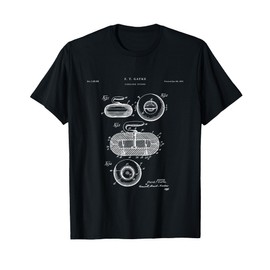 Curling Patent - Stone T-Shirt