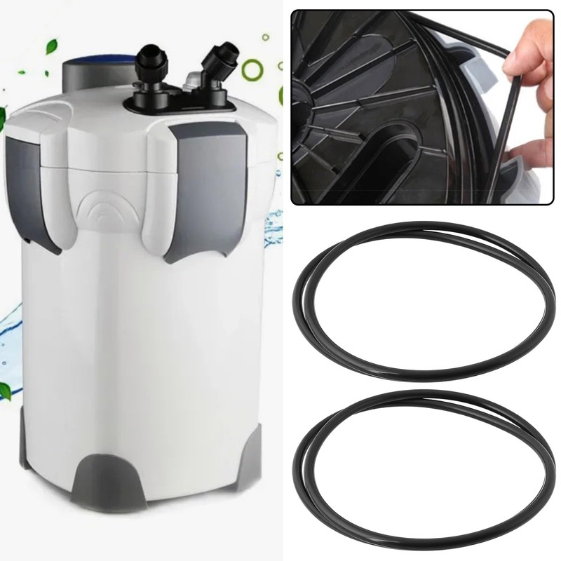 eMagTech Pack of 2 Canister Filter Replacement Seal O-Ring Compatible