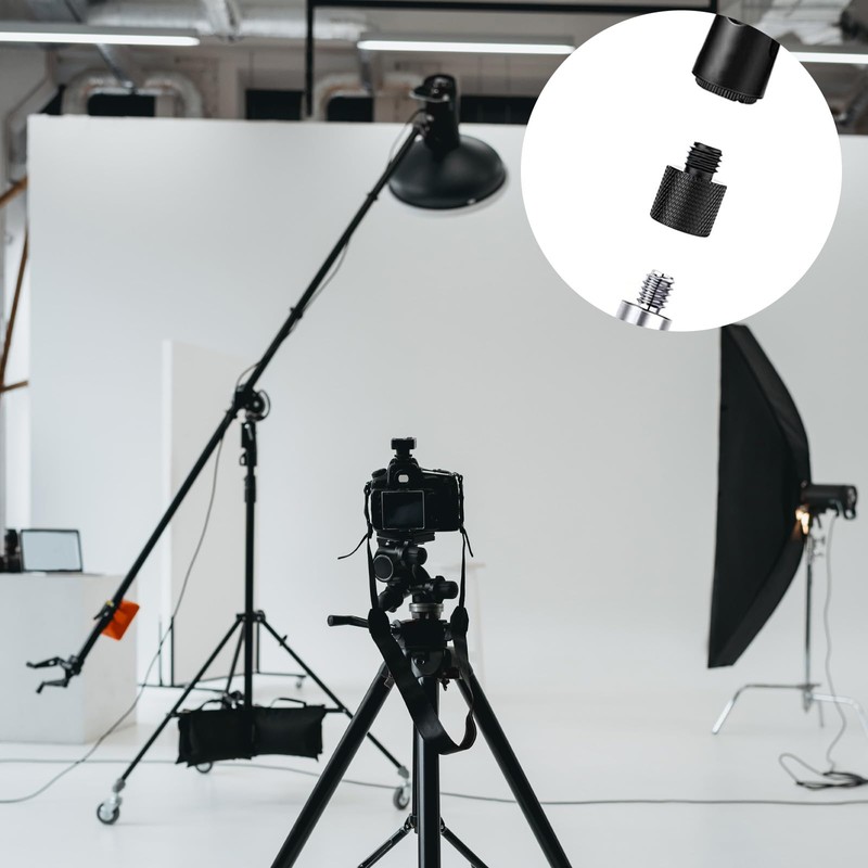 SKDFHOD Tripod Adapter 1/4 to 3/8 Inch Thread Adapter, 3/8
