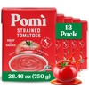 Pomì Strained Tomatoes 26.46oz (Pack of 12) - Creamy, Velvety