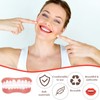 VEGCOO 4 Pairs Dentures Cosmetic Veneer False Teeth Veneers White