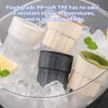 Molde redondo de silicona para cubitos de hielo, molde para