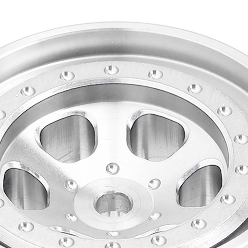 4pcs 1.3 Inches Wheels Rim Aluminum Alloy 6 Holes Wheel
