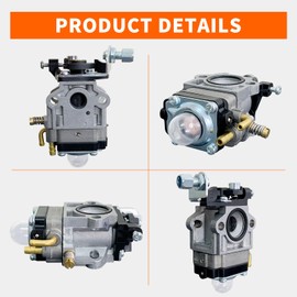 Ruixing OEM SRM-260 Carburetor for Echo SRM-261T PAS-260 PB260L PPT260 PAS260 SRM261T SRM260 PE260 SRM261 PAS261 PE261 SHC-260 SHC-261 Trimmer Parts A021000700 WYK-186