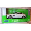 welly nex models white/black jaguar F type coupe car 1:24