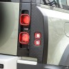 carcartrim-2022 Gloss Black ABS Rear Tail Light Cover Trim For