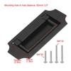 Antrader 2 Pcs Zinc Alloy Handle Drawer Hidden Drawer Cabinet