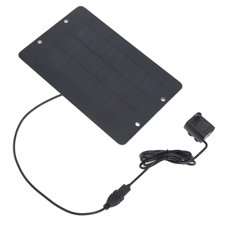 Solar Fountain 6V 10W Bird Bath Fountain USB Interface with