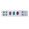 DIN Rail Indicator Light, Compact Red Yellow Green LED Indicator