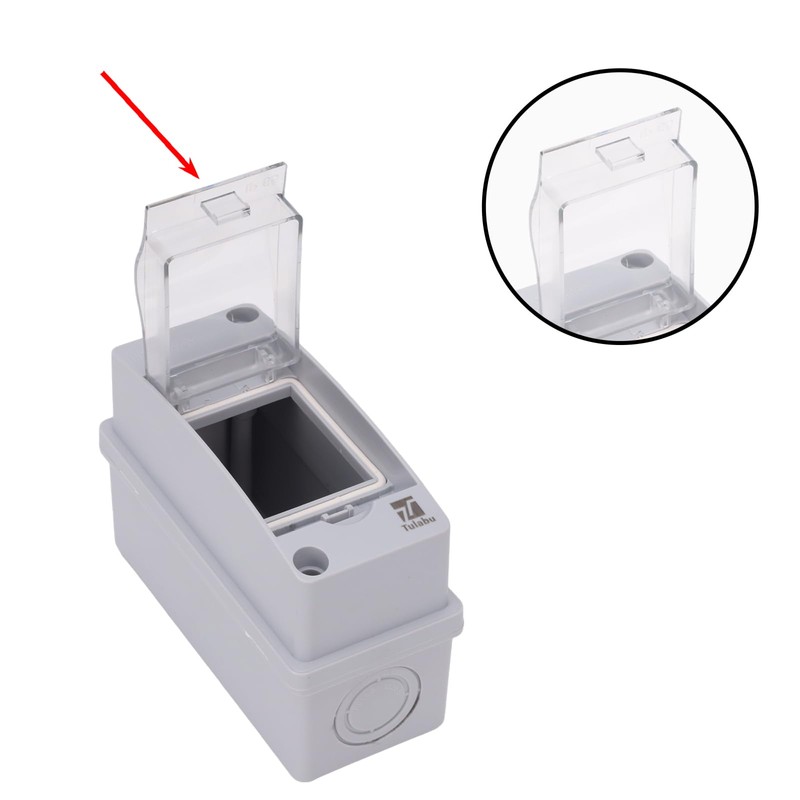 Tulabu 2 Way Breaker Box IP66 PC/ABS Alloy Plastic Distribution