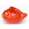 有田焼 伯父山窯 めで鯛 豆皿 赤