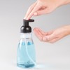 iDesign Refillable Foaming Soap Dispenser for Kitchen or Bathroom Vanity