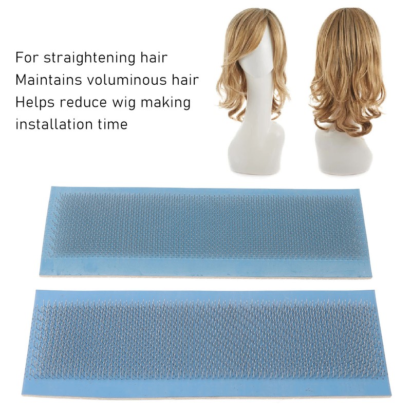 2pcs Hair Holder Dragging Mat Stainless Steel Needle Hair Extensions