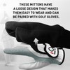 FINGER TEN Winter Golf Gloves Men Mitts Mitten Warm Fleece