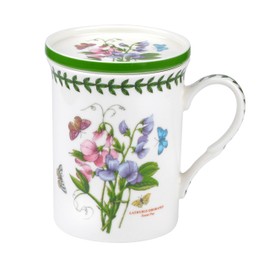 Portmeirion Botanic Garden Sweet Pea Mug and Coaster Set