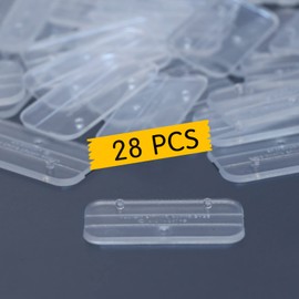 FIGURESLAB 28PCS Action Figure Stand 6" Display Bases with Peg Clear Holder Accessories Compatible with Mavel Legends Series/GiJeo Classified Series/D C/Mo tu Models 1/12 Figures Square