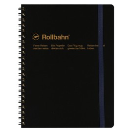 Delfonics Rollbahn NRP08 Notebook with Pocket, Ring Type, Perforated Pages, A5 Size