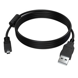 Hizsoaor UC-E6 USB Data Cable Photo Transfer Charger 8-PIN Cord Compatible with Nikon D3300 D750 D5300 D7200 D3200, Coolpix B500 and More, Some Coolpix and DSLR Cameras (6.5ft)