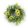 DECOLINE Decorative Wreath Sunflower Small Diameter 15 cm