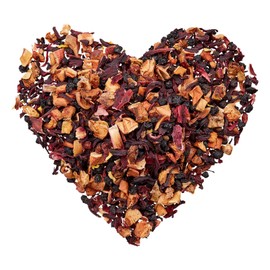 teeverliebt - Loose Fruit Tea Sea Buckthorn with Elderberries 100 g I Fruit Tea Loose I Fine-Tart Taste of Tea Mix with Apple and Hibiscus I High-Quality Tea Loose 100 g