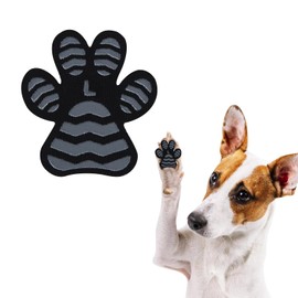 Anti Slip Dog Pads for Hot Pavement - Toe Grips for Senior Dogs - Whole Paws Pads - Black L 24Pcs