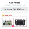 Fortdows For Honda CRV 2007-2011 Carplay Android 12 Car Stereo