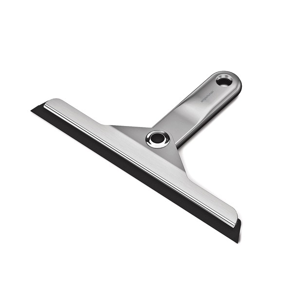simplehuman BT1071 Foldaway Shower Squeegee with Suction Holder for Bathroom