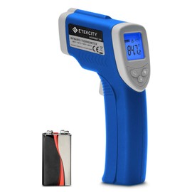 Etekcity Termómetro infrarrojo 749 (no para humanos) pistola de temperatura digital sin contacto láser IR termómetro, 14.4 °C ~ 380.0 °C (-50 ℃ ~ 380 ℃), tamaño estándar, azul