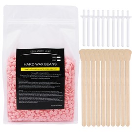 Geerow Hair Removal Wax, Nose Hair Wax, 17.6 oz (500 g), Gentle on Sensitive Skin, Hypoallergenic, Face, Nose Hair, Eyebrow, Chest, Armpit Hair Removal, Chin Bikini, Lips, Arms, Legs, Chin, Full Body