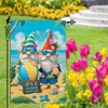 It's 5 O'clock Somewhere Garden Flag Funny Gnome Garden Flag