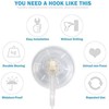 1st Choice Clear Plastic Suction Cup Hooks, 12 Pack Ultra