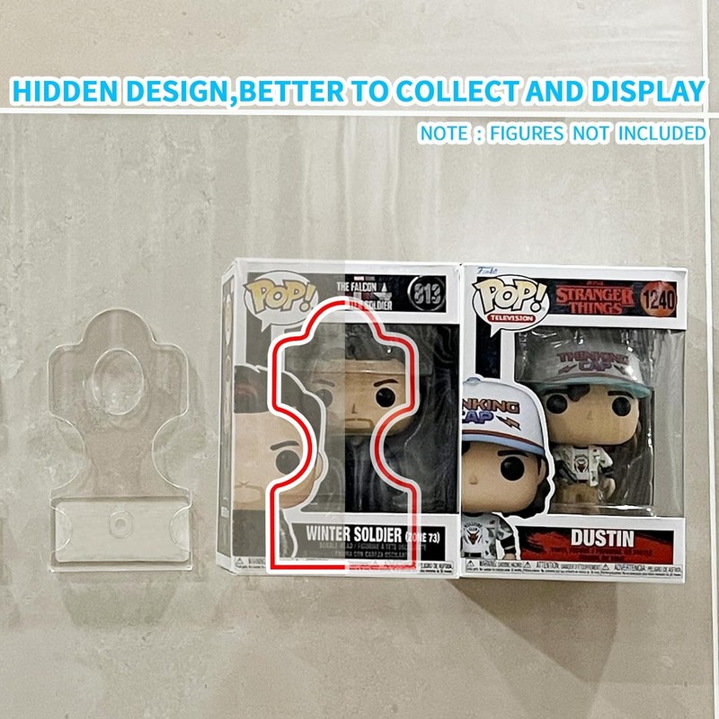 SDYAR 10 Pack Acrylic Floating Shelves for in-The-Box Funko Pop