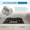 5-Pack A03546301/02/03 5304525746 5304504839 Gas Cooktop Knobs for Frigidaire Stove,