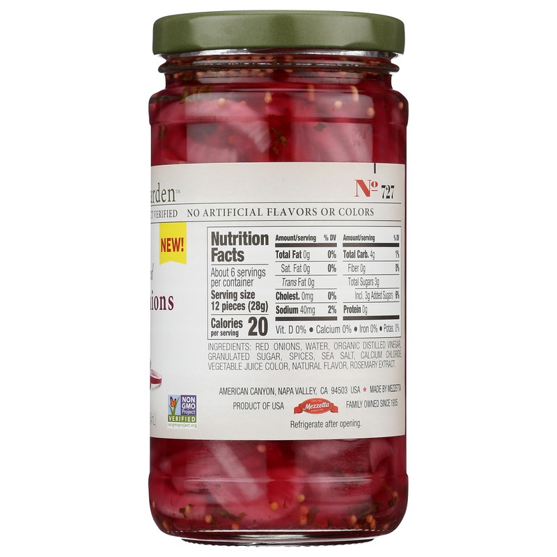 Jeff's Garden Pickled Red Onions, 12 FZ