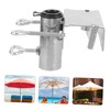 KONTONTY Deck Umbrella Mount Heavy Duty Parasol Fixing Clamp Garden