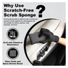 5"×3" Car Interior Scrubbing Sponges, Microfiber Car Wash Sponges, Auto