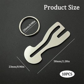 10 Pcs Shopping Trolley Key,Shopping Cart,Portable Token with Aluminum Key RingSuitable for Supermarket and Convenience Store Unlocking