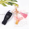 Rohans Pink and Gold Resin Alphabet Initial Letter Keychain, Bag
