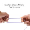 3PCS Eyelash Extension Tweezers Holders Bracelet Silicone Ring Tweezers Protector