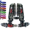 Black 4 point harness for bucket seat with quick latch