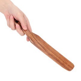 Teak Cream Spatula, Spurtle Wooden Cooking for Household Kitchen Utensil Dabla Spatula Cooking Utensils NonStick Wooden