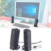 auvisio PC Boxes: 2-in-1 PC Stereo Speaker and Soundbar, 10