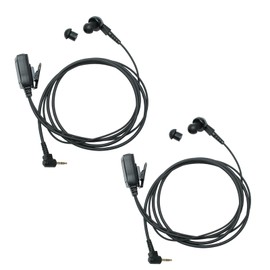 Sarcia 1Pin 2.5mm Earpiece with Mic PTT for Motorola Compatible with Talkabout T200 T260 T460 T465 T472 T600 T605 T800 T200TP T260TP MR350R MH230R Walkie Talkie Two Way Radios, 2Pack