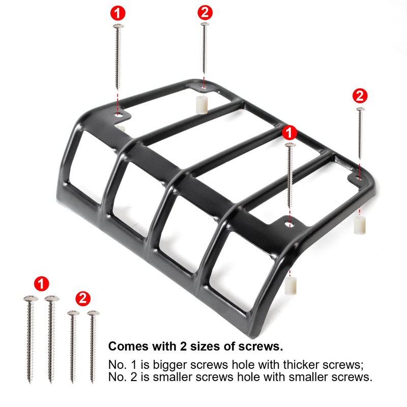 ETL INDUSTRIES Tail Light Guard Cover for Rear Taillights Compatible
