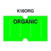Fluorescent Green with Black "Organic" Labels to fit Towa® GS