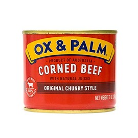 Ox & Palm Corned Beef, Original Chunky Style, 7 Ounce (Pack of 1)